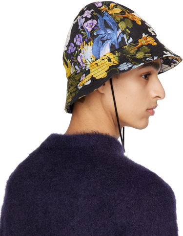 Klobúk Erdem Cedric Floral Print Bucket Hat Čierna | MS23_1497MCGBL BUCKET HAT, 2