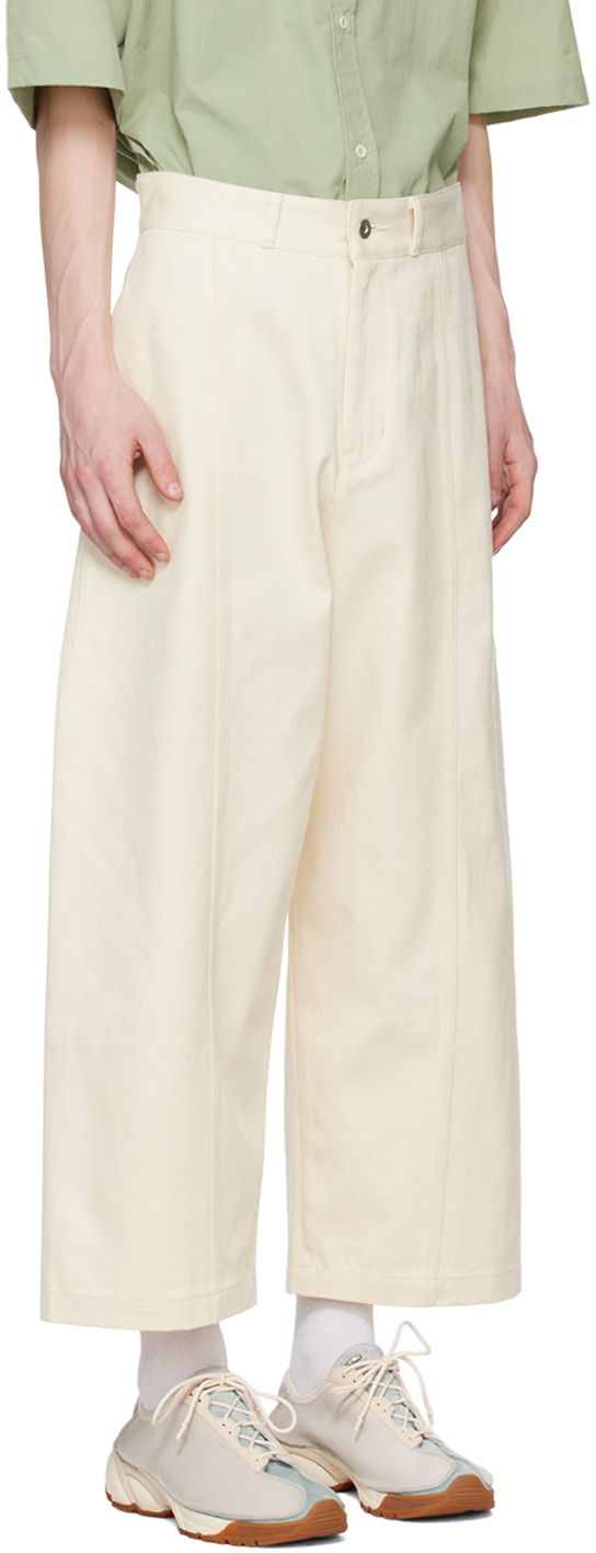 Nohavice sage NATION Sage Nation Welt Jeans Béžová | S083, 1