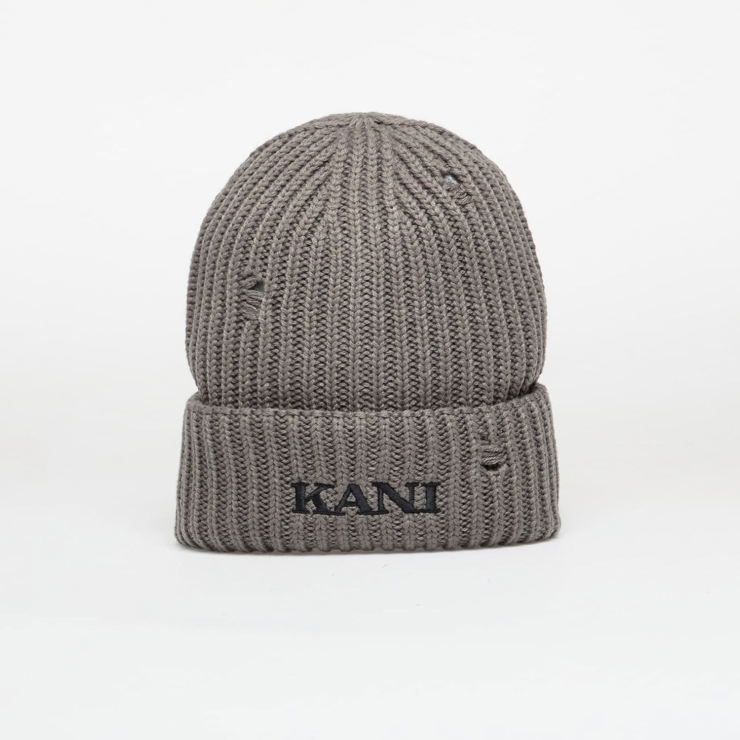 Klobúk Karl Kani Hat Retro Distress Beanie Grey Universal Šedá | PD00007511, 0