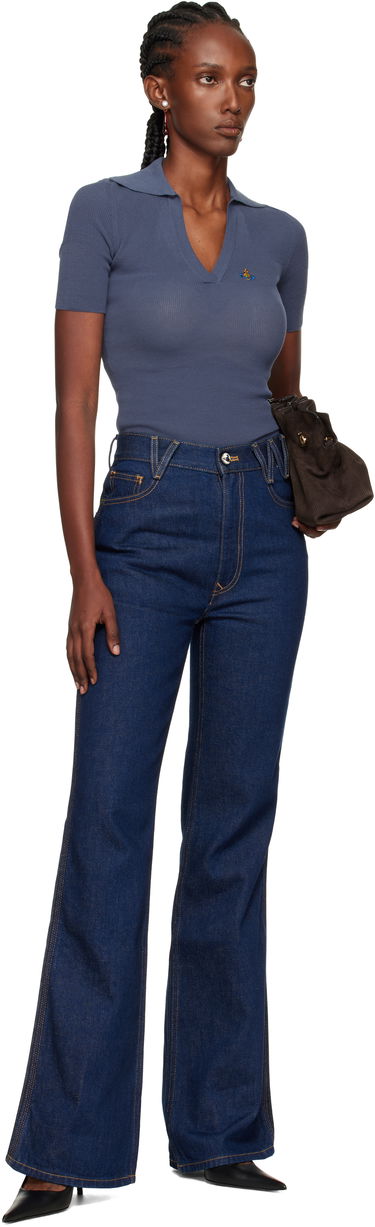 Džínsy Vivienne Westwood Vivienne Westwood Ray 5 Pocket Flare Jeans Modrá | 1902002B-W0162-, 3