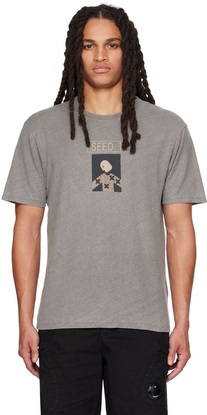 Tričko C.P. Company Graphic T-Shirt Šedá | 14CMTS340A-006496N, 0