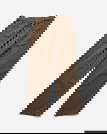 Cargo nohavice Dries Van Noten Garment Dyed Pants Hnedá | 251-020950-1046 811, 1