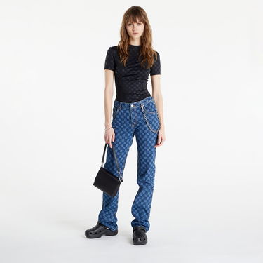 Džínsy MISBHV Monogram Denim High Waisted Trousers Modrá | 3021W245, 0