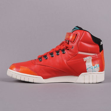 Tenisky a topánky Reebok Exofit Plus Hi Basquiat Červená | v48183, 3
