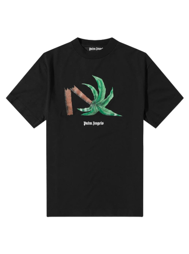 Tričko Palm Angels Broken Palm Tee Čierna | PMAA001C99JER0131055