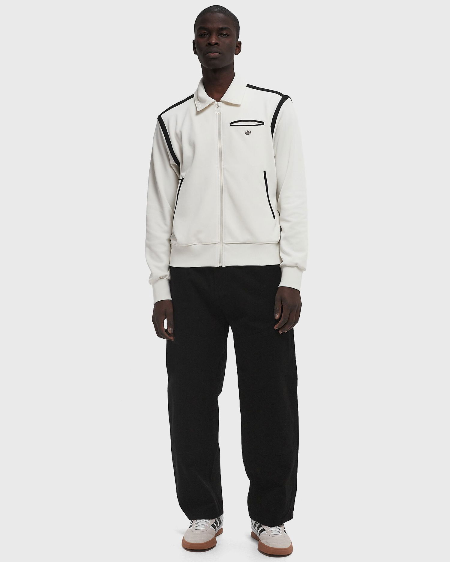 Bomber bunda adidas Performance Premium Track Jacket Biela | JD3396, 1
