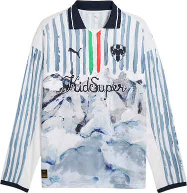 Tričko Puma KIDSUPER Monterrey Retro Long Sleeve Shirt Biela | 606851-12, 0