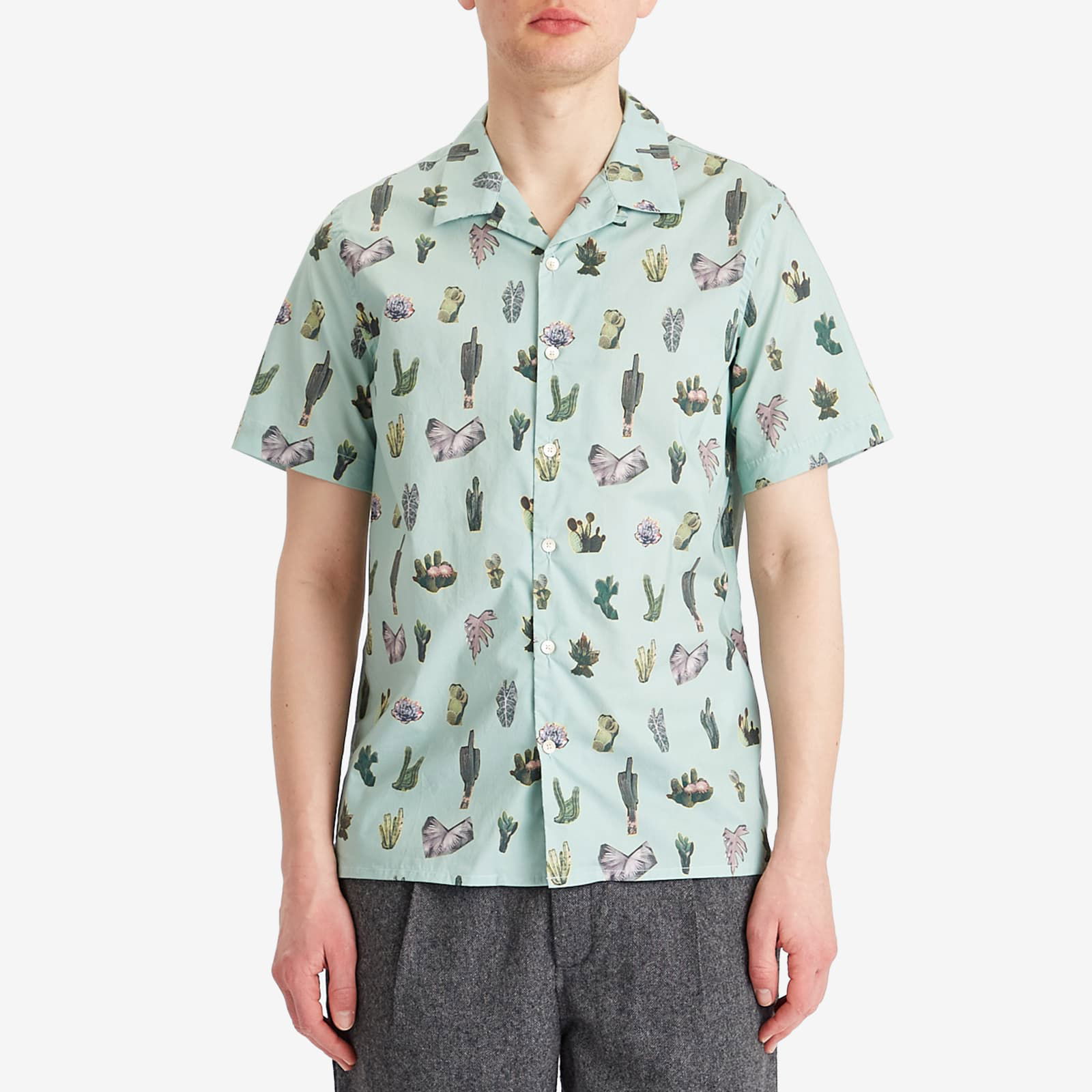 Paul Smith Desert Flowers Vacation Shirt, Size Large
