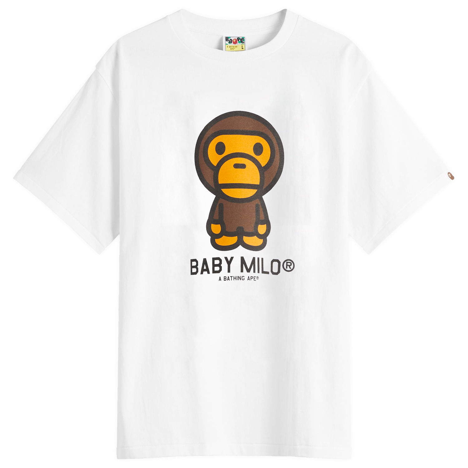Tričko BAPE Bathing Ape Baby Milo Graphic Tee Biela | 002TEL301001M-WHT, 1