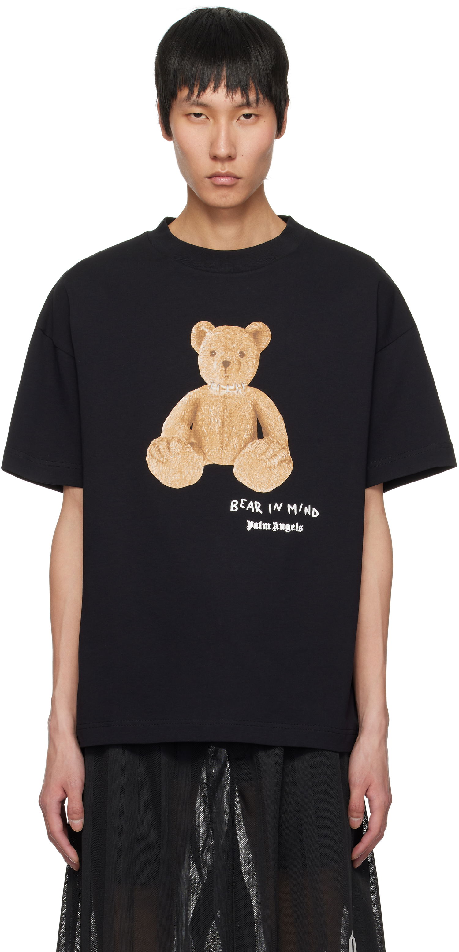 Tričko Palm Angels Palm Angels 'Bear In Mind' T-Shirt Čierna | PMAA001S25JER0051060, 0