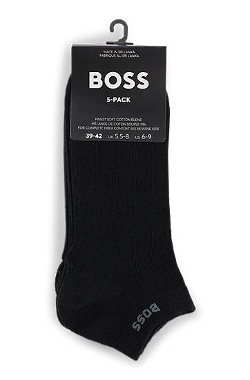 Ponožky BOSS BOSS Five-Pack Cotton-Blend Ankle Socks undefined | 50493197, 1