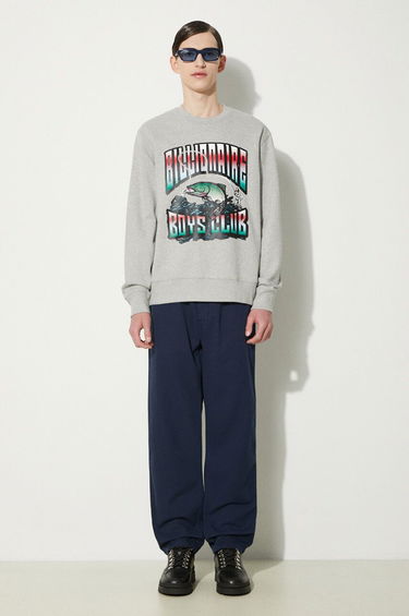 Mikina BILLIONAIRE BOYS CLUB Billionaire Boys Club Big Catch Crewneck Sweatshirt Šedá | B24230, 1