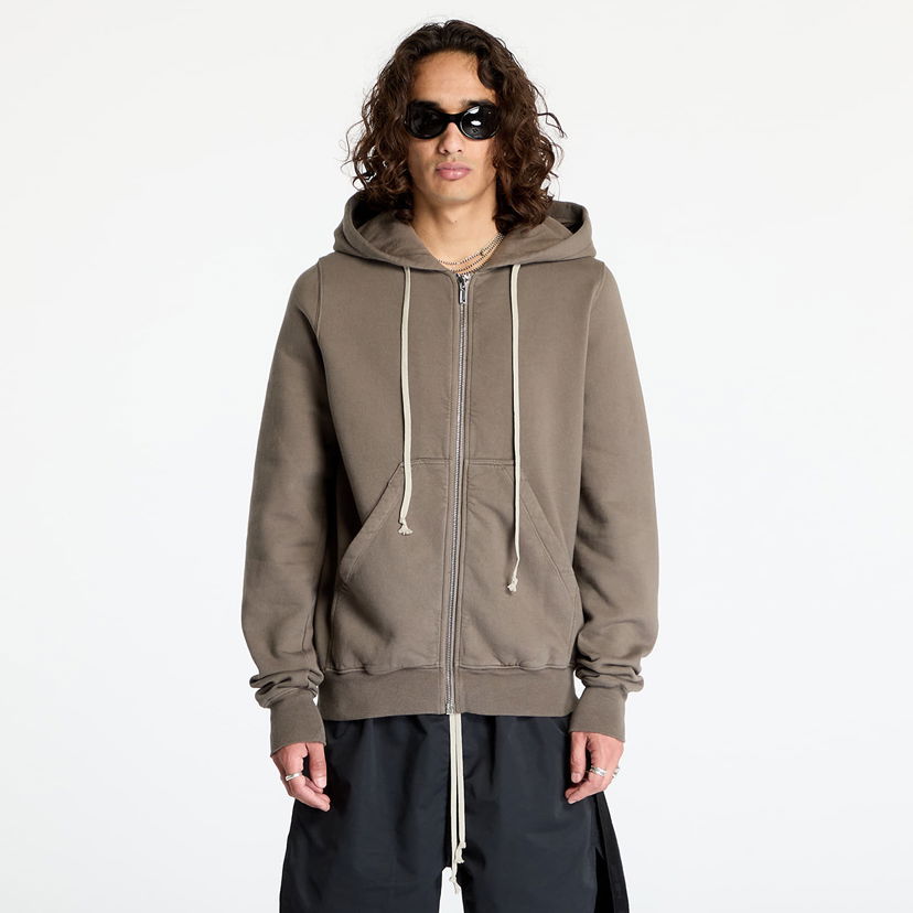 Mikina Rick Owens DRKSHDW Knit Sweatshirt - Jason S Hoodie Dust Hnedá | DU02D2276 F 34