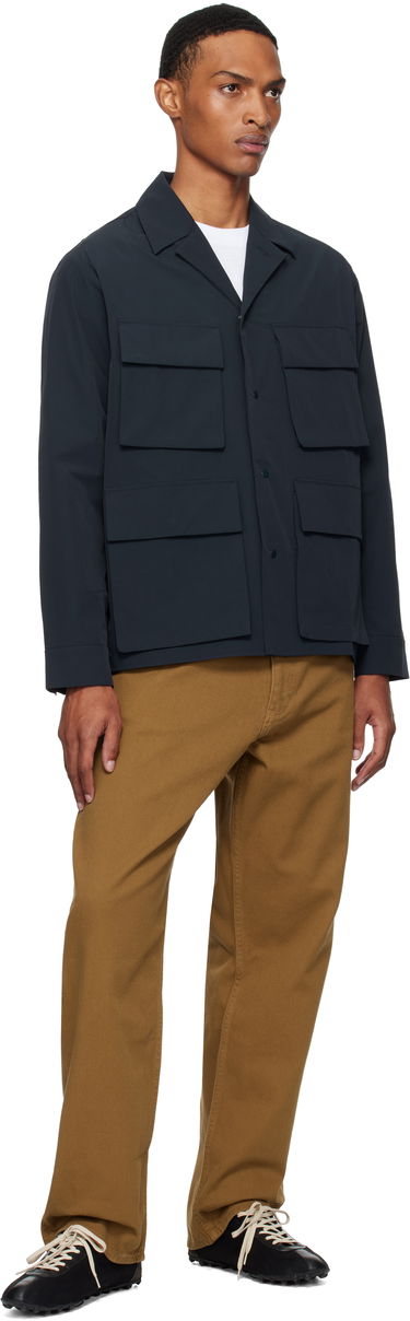 Košeľa NORSE PROJECTS Norse Projects Mads Travel Light Overshirt Navy | N50-0269, 3