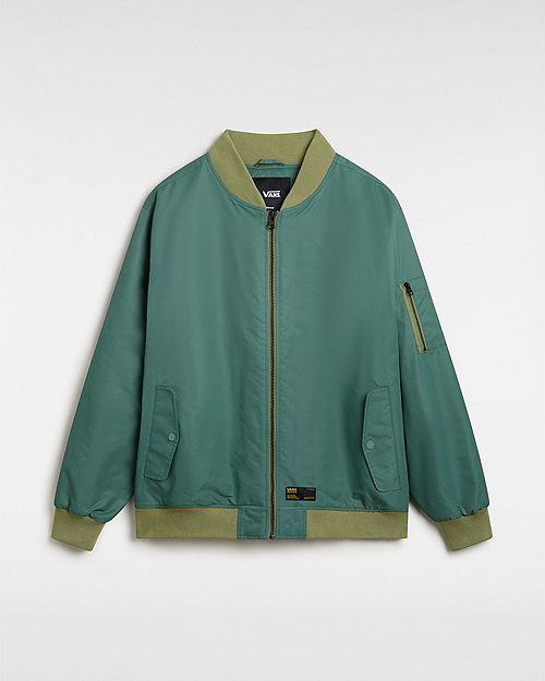 Bomber bunda Vans Copley Bomber Jacket Zelené | VN000HMQ1CI