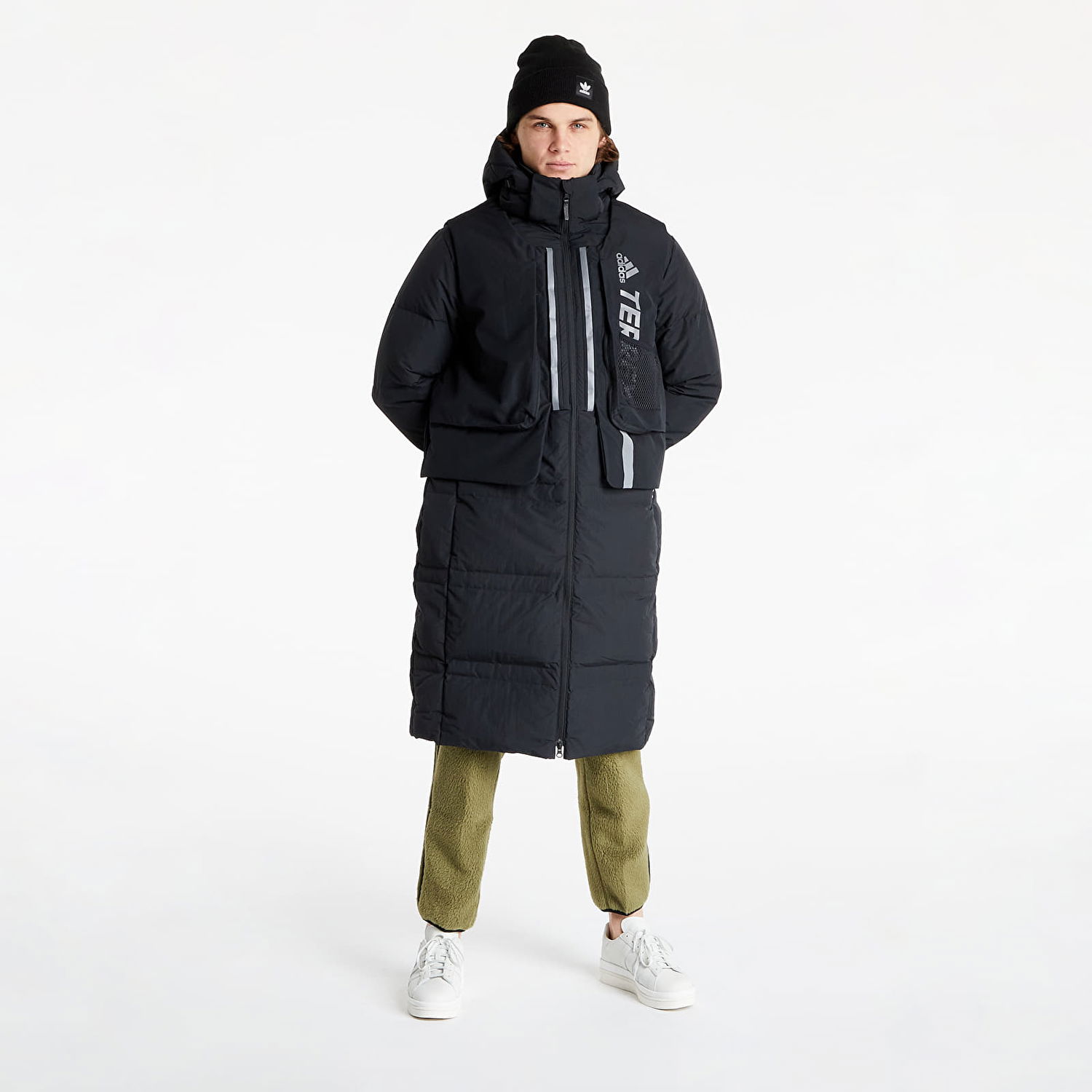 Parka adidas Performance Long Down Jacket Čierna | H13853, 1