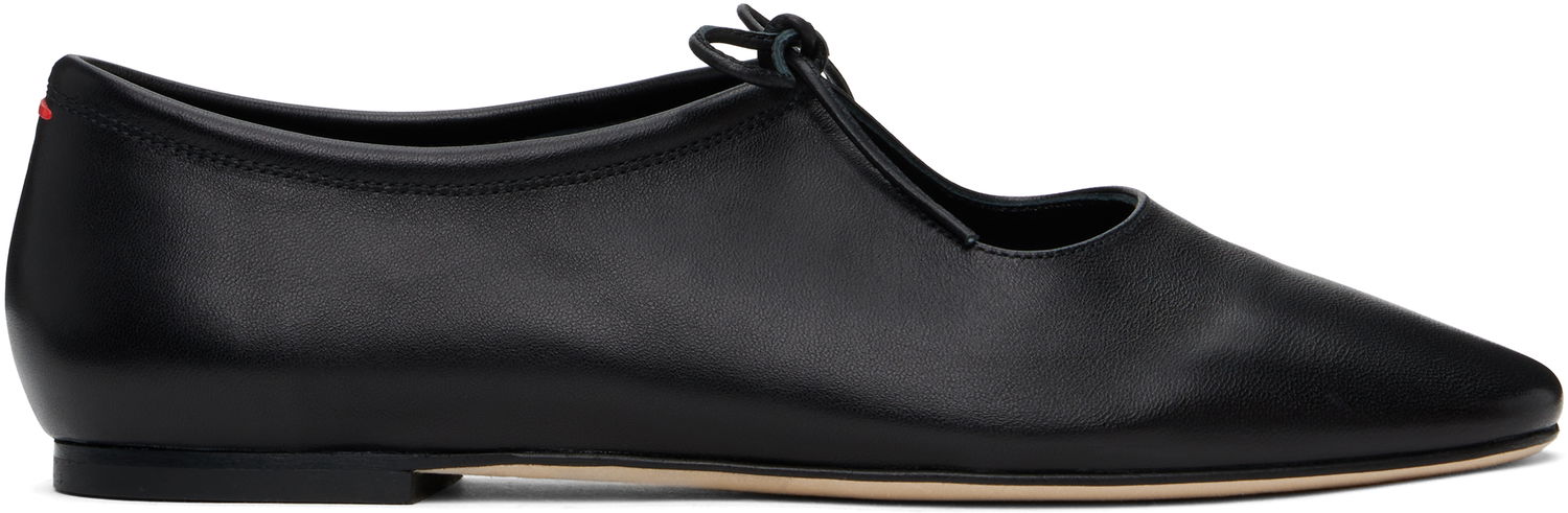 Starostlivosť o obuv Aeyde Aeyde Della Ballerina Flats Čierna | A11-FL-MNLR08FL149-SS25-800-007, 0