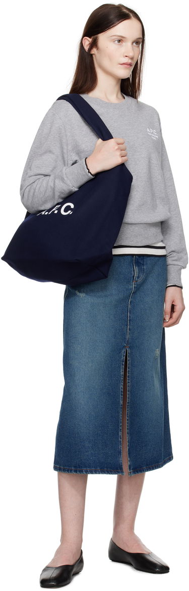 Mikina A.P.C. Boxy Sweatshirt Šedá | COHBN-F27915, 3
