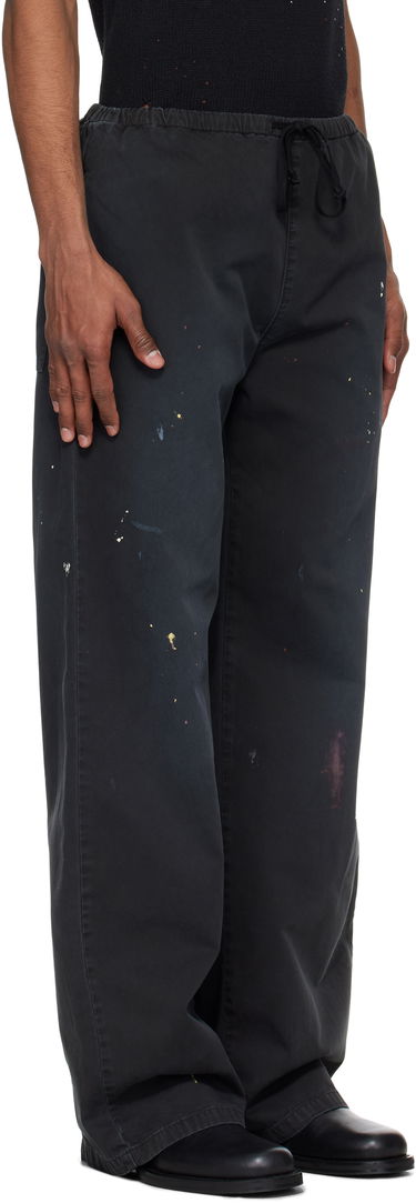 Tepláky Maison Margiela MM6 Maison Margiela Cotton Paint Splatter Trousers Čierna | SH2KA0030 M35435, 1