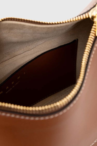 Taška cez rameno Marni Marni Hobo Bag Hnedá | BMMP0102U0.LV589, 4