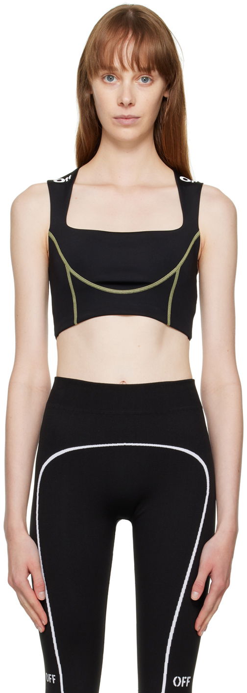 Contrast Stitch Sports Bra