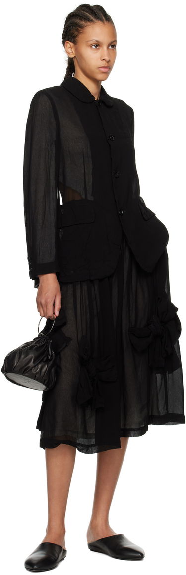 Bunda Comme des Garçons Comme des Garçons Peter Pan Collar Jacket Čierna | RM-J016-051, 3
