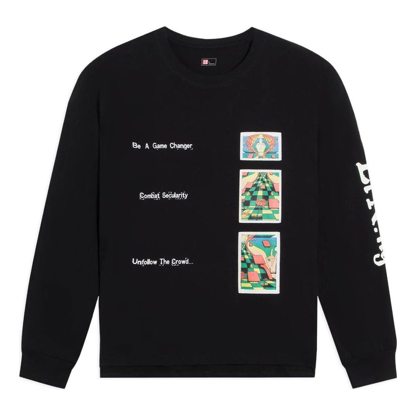 Mikina Li-Ning Rooovie Graphic Long Sleeve T-Shirt Čierna | AHSSB19-2