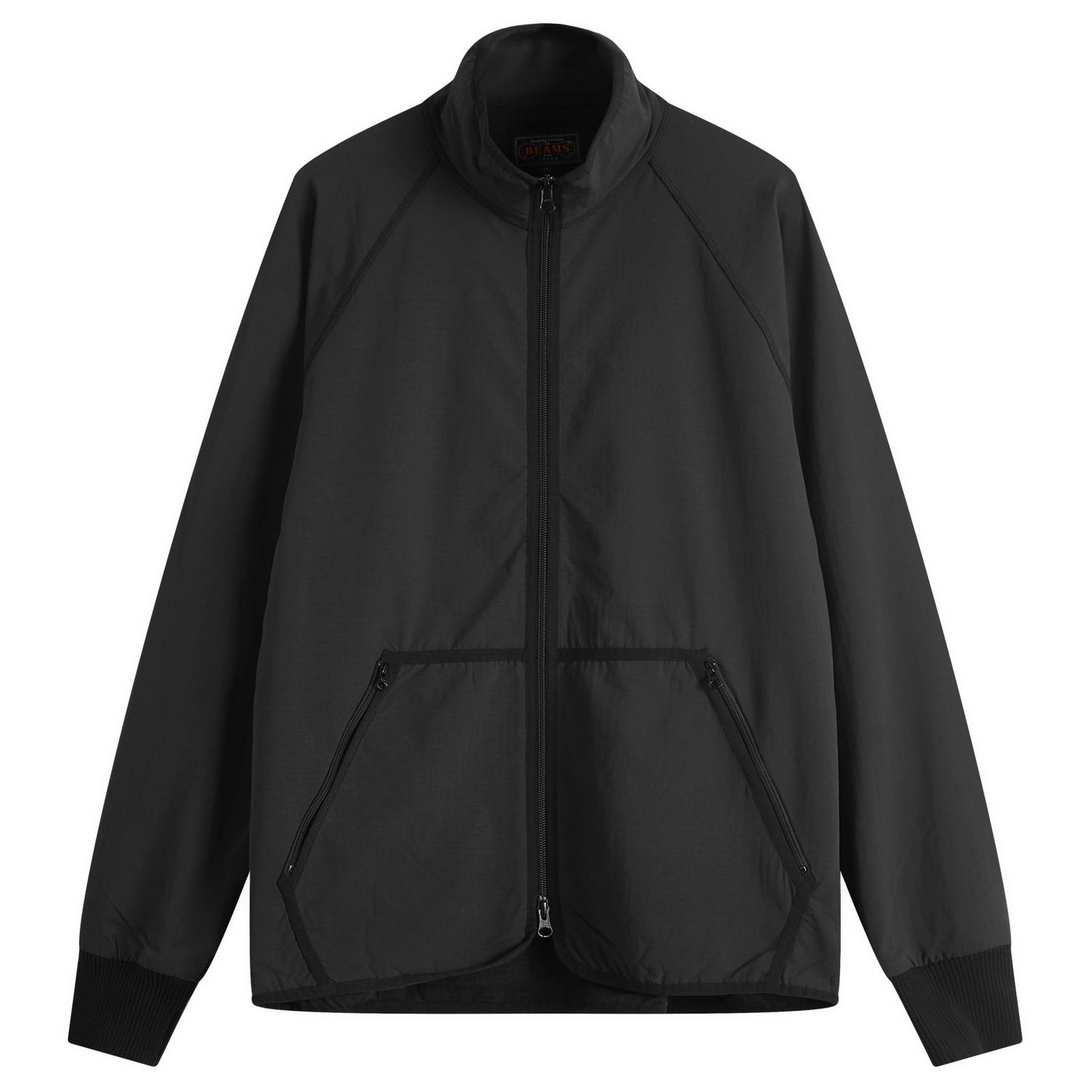 Vetrovka BEAMS Beams Plus Jersey Back Fleece Jacket, Size Small Čierna | 3818-0001-139-19, 1