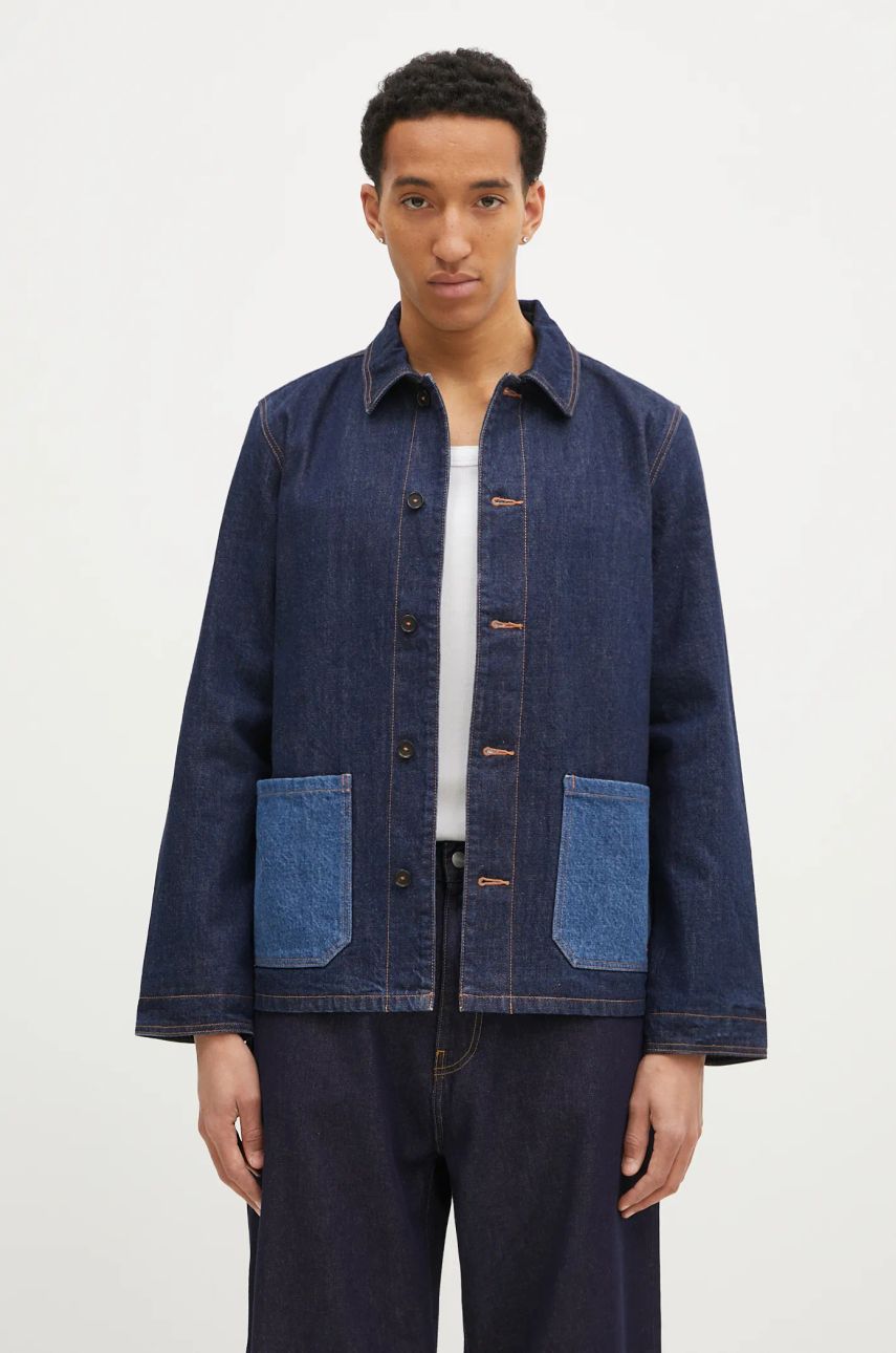 Bunda A.P.C. Veste Anthonin Denim Chore Jacket Modrá | COHDM.M02967.IAL, 0