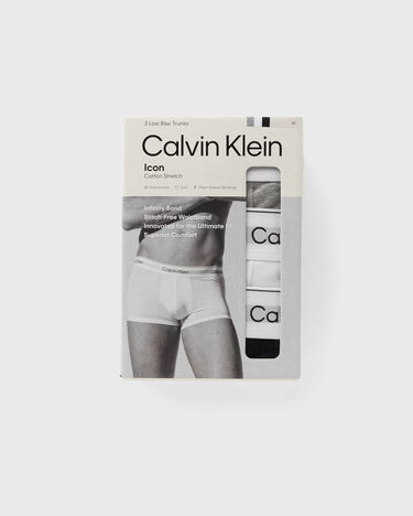 Boxerky CALVIN KLEIN Calvin Klein Low Rise Trunk Underwear 3-Pack Šedá | LV00NB4389MP1, 1