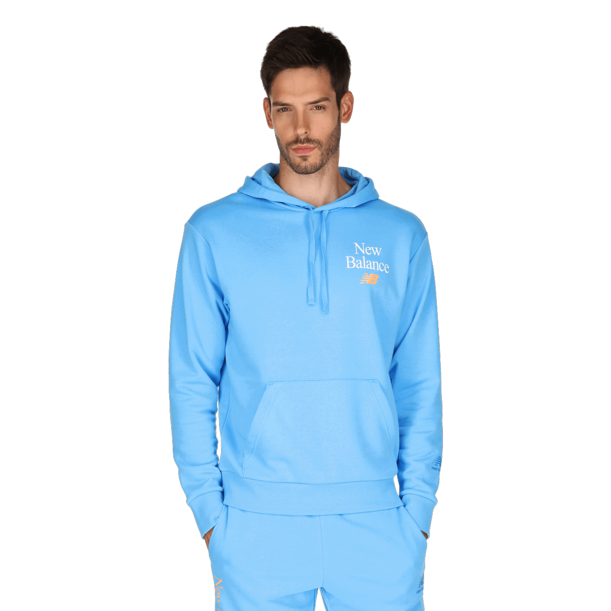 Mikina New Balance Essentials Celebrate Hoodie Modrá | MT21513-VSK, 0
