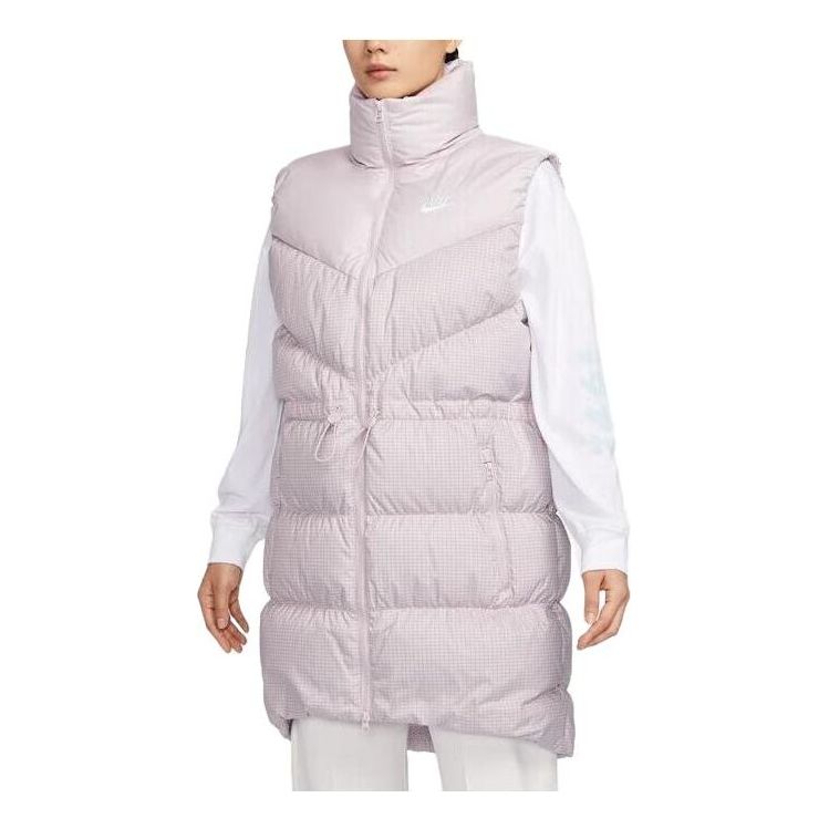 Vesta Nike Stand Collar Zipper Sleeveless Vest Ružová | FN0031-019