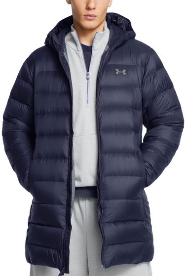 Prešívaná bunda Under Armour Legend Down Parka Hooded Jacket Navy | 1385839-410, 0