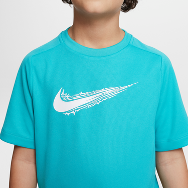 Tričko Nike Dri-FIT Multi Short Sleeve T-Shirt Tyrkysová | HF8100-345, 4