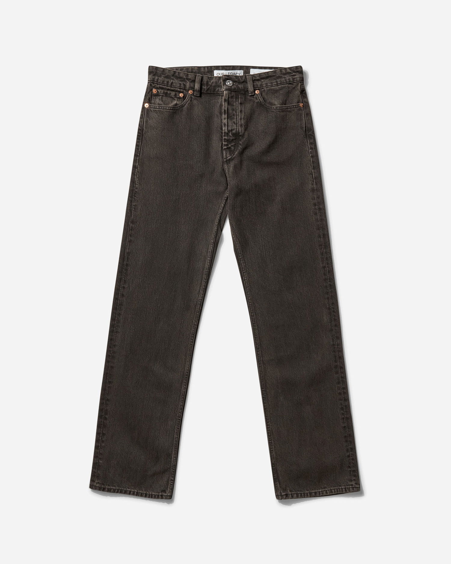 Džínsy OUR LEGACY Linear Cut Jeans Kamari Čierna | W2255LO 001, 0
