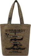 Beige 'Paris' Best' Denim Tote