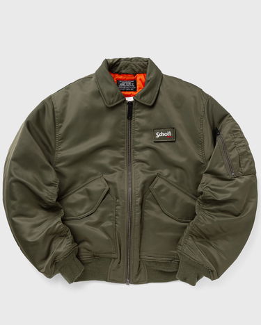 Bomber bunda Schott NYC Bomber Jacket Green Zelené | 21090RS-ARMY-KAKI, 0