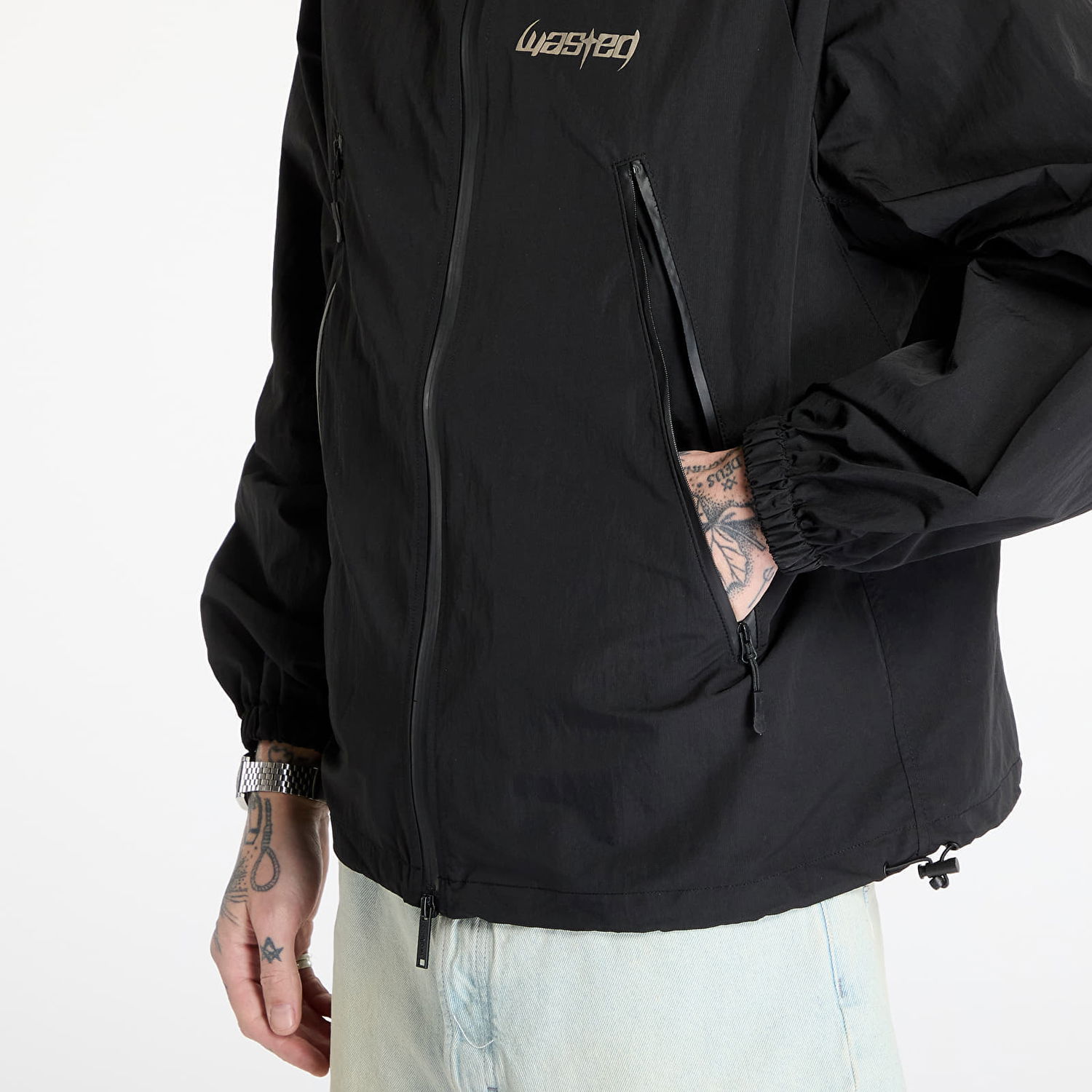 Vetrovka Wasted Paris Wasted Paris M Blade Windbreaker Čierna | WP_000271, 1