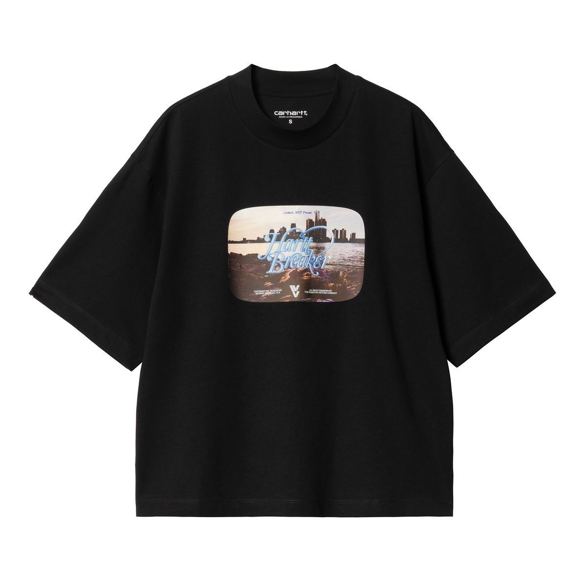 Tričko Carhartt WIP Greatest Flicks Graphic Print T-Shirt Čierna | I034398_8, 0