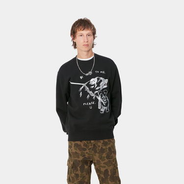 Mikina Carhartt WIP Graphic Print Crewneck Sweatshirt Čierna | I033933_9, 0
