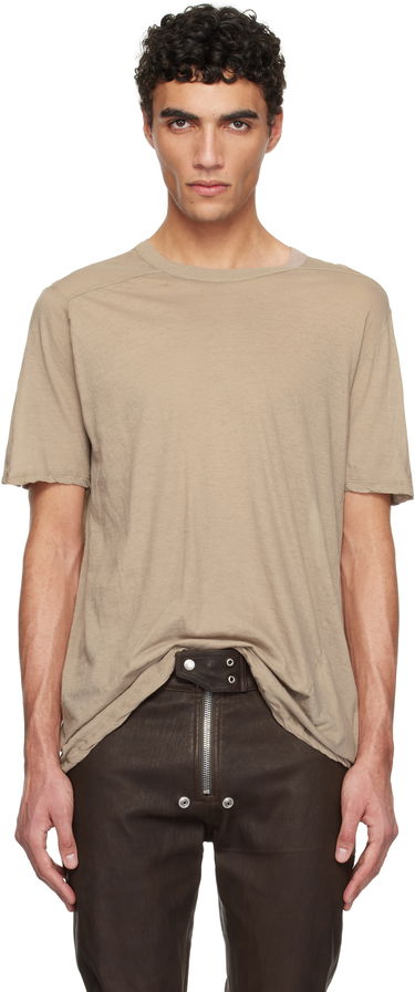 Tričko Rick Owens Rick Owens Hollywood Level T-Shirt Béžová | RU01E5264 UC, 0