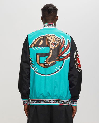 Bomber bunda Mitchell & Ness NBA Authentic Warm Up Jacket Vancouver Grizzlies 1995-96 Tyrkysová | AWJKGS18063-VGRTEAL95, 3