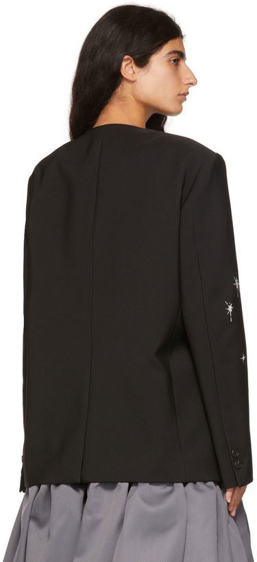 Bunda We11done We11done Polyester Buttoned Jacket Čierna | WD-JK1-22-099-M-BK, 2