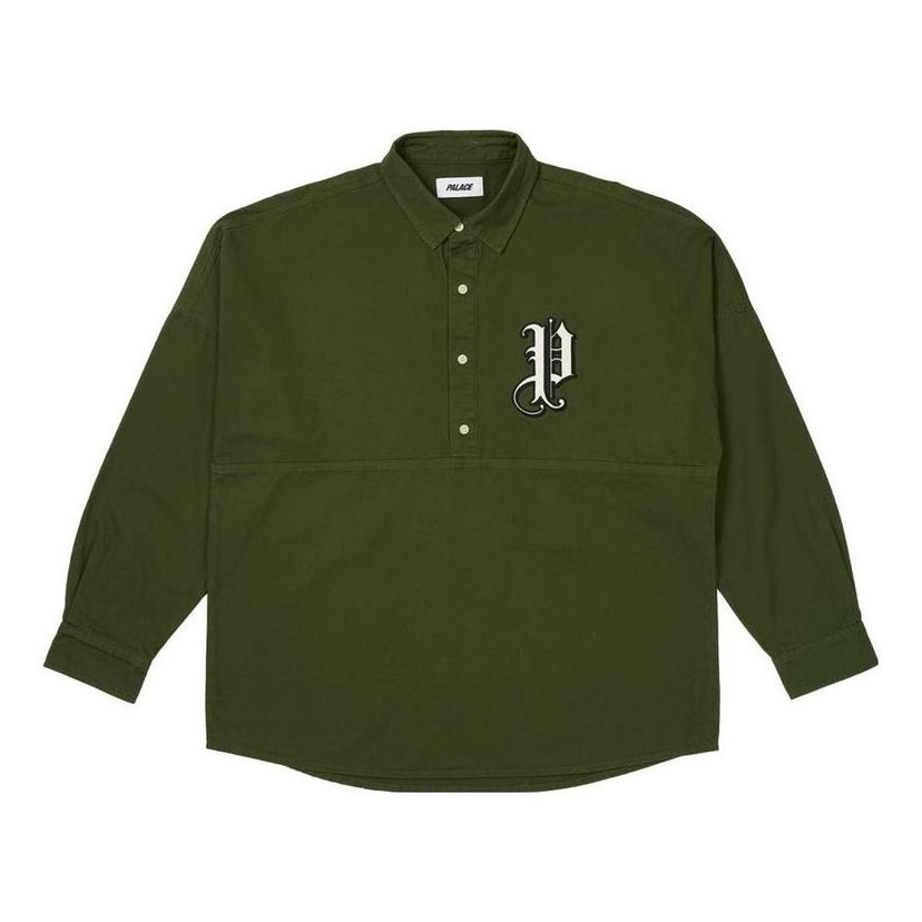 Košeľa Palace Palace Old English Shirt Zelené | P25SHT023