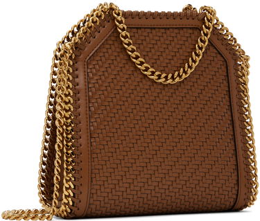 Kabelka Stella McCartney Woven Tiny Bag Hnedá | 391698WP0410, 2
