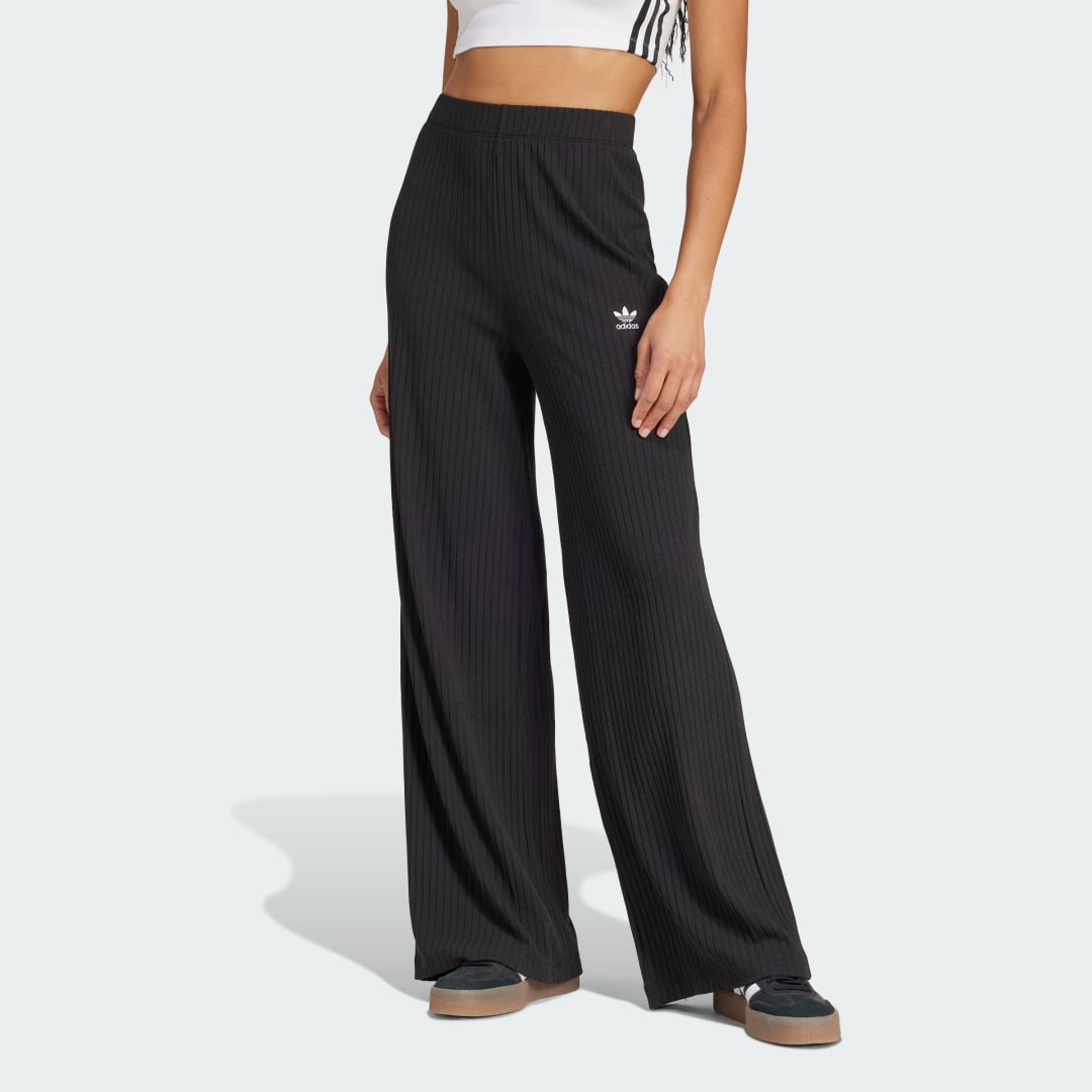 Nohavice adidas Performance Wide Rib Pants Čierna | JD1499, 0