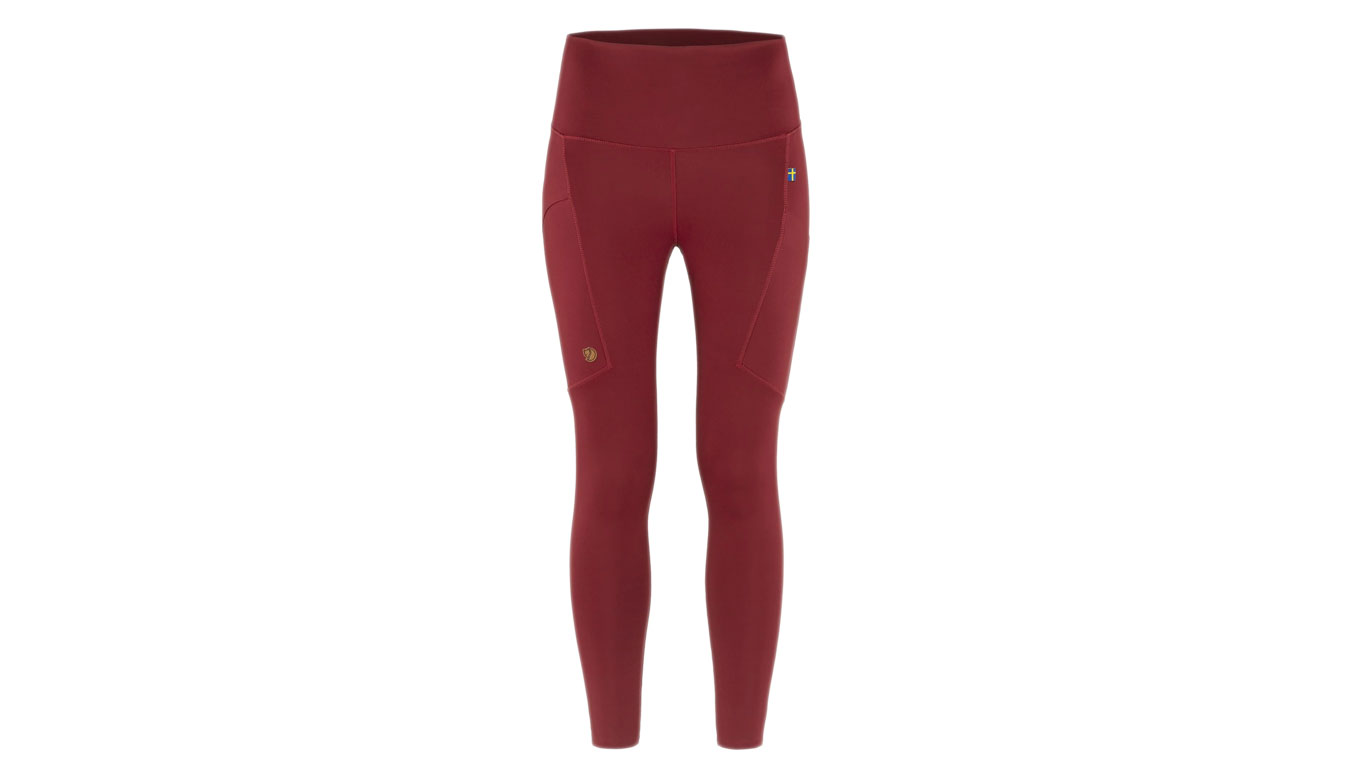Nohavice a džínsy FJÄLLRÄVEN Abisko Tights Vínová | F84773-346, 0