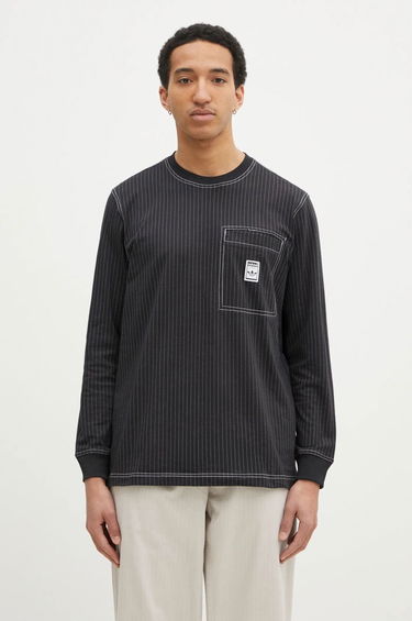 Tričko adidas Originals adidas Originals Wabash Long Sleeve T-Shirt Čierna | JP4479, 0