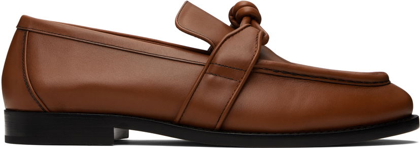 Tenisky a topánky Bottega Veneta Bottega Veneta Astaire Leather Loafers Hnedá | 796445V4AF02742