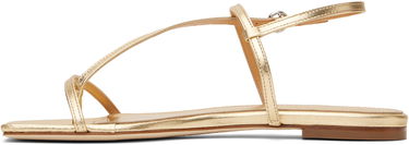 Doplnky Aeyde Aeyde Ella Leather Toe-Post Sandals Metalická | A11-FS-BERS8MFL-0121-902-007, 2